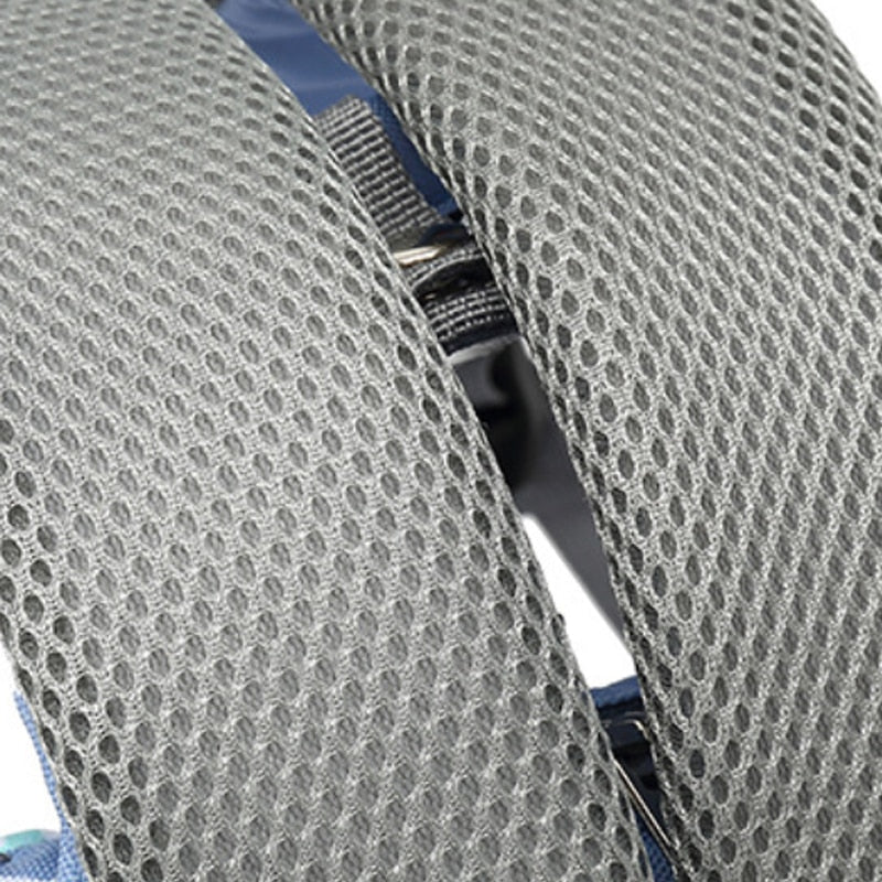 Large Capacity Diaper Bag Backpack - Salmon and Grey