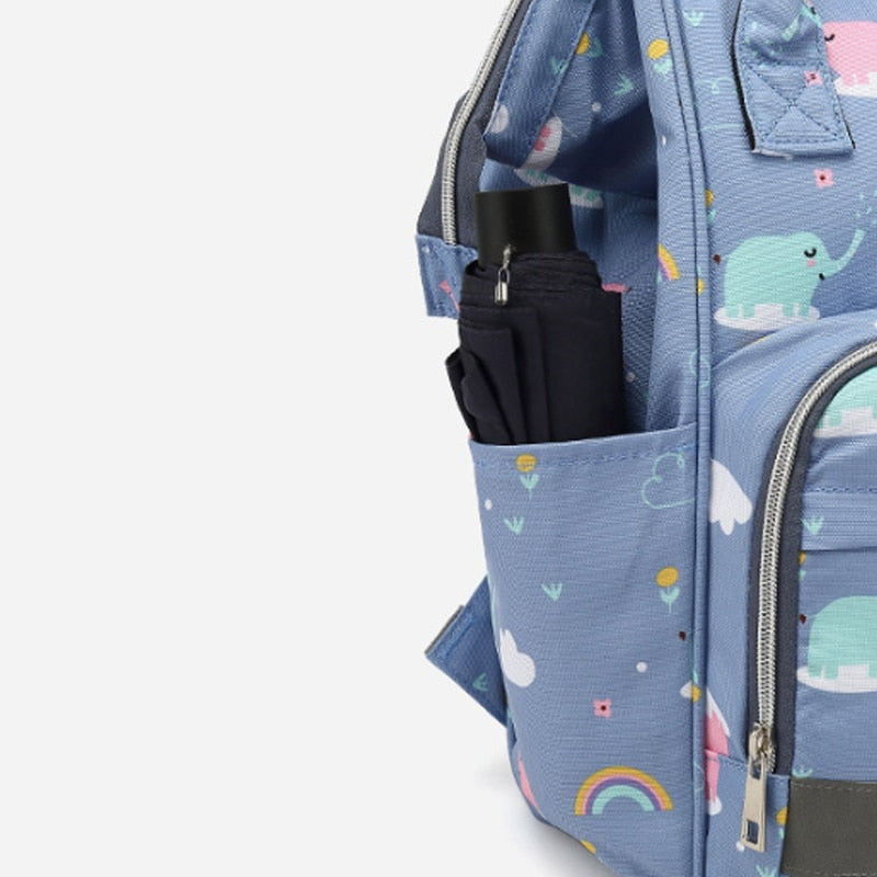 Large Capacity Diaper Bag Backpack - Wildlife