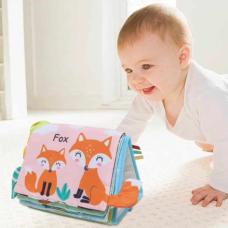Tummy Time Mirror Folding Montessori Book