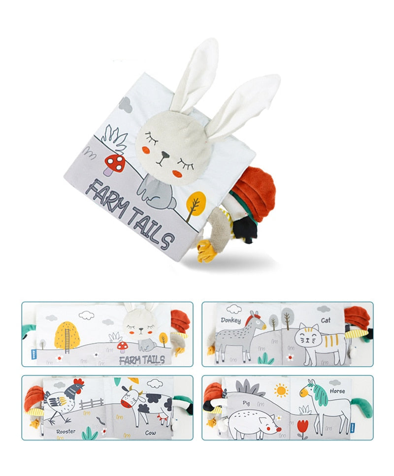 Baby Cloth Montessori Sensory Books