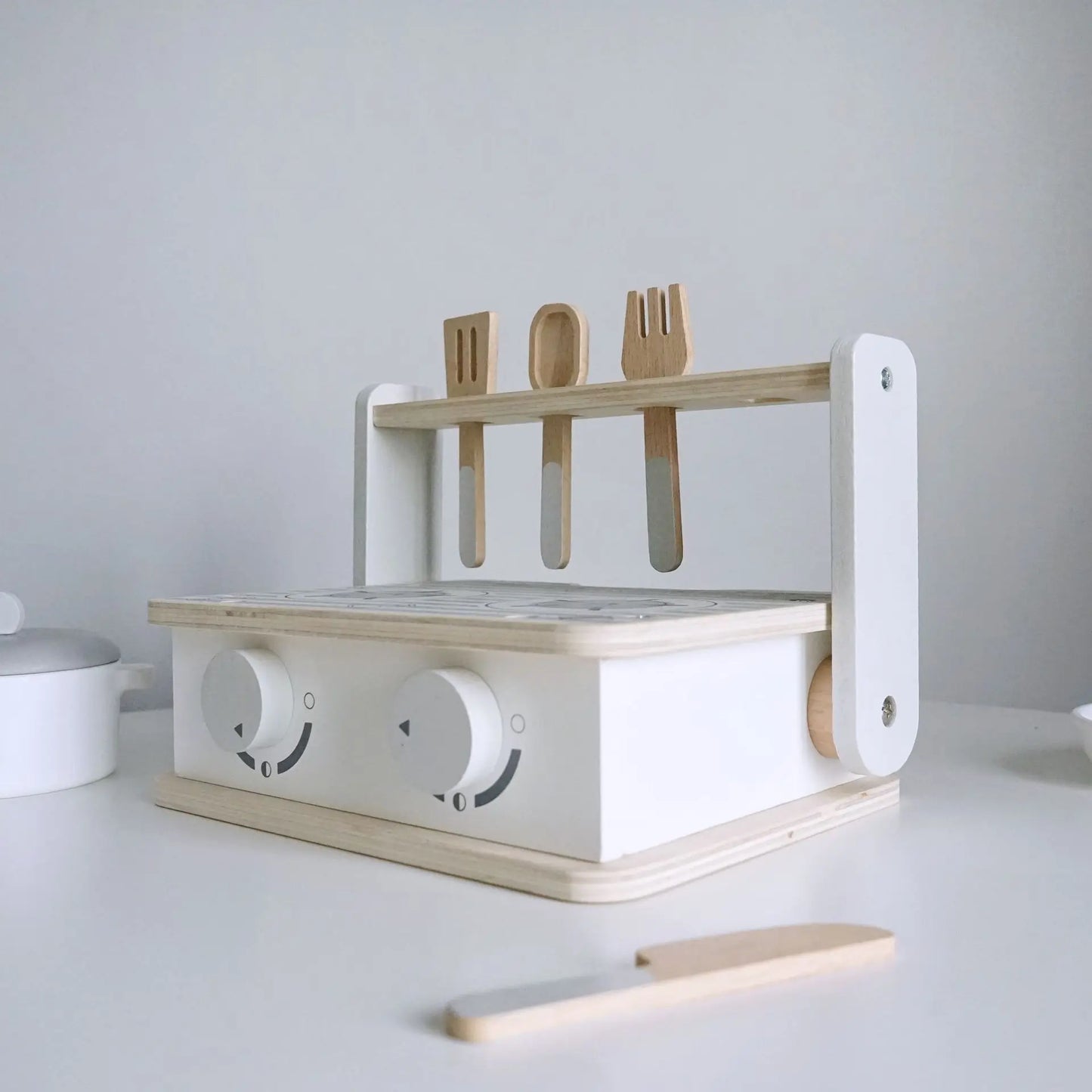 Wooden Toy BBQ Playset for Children