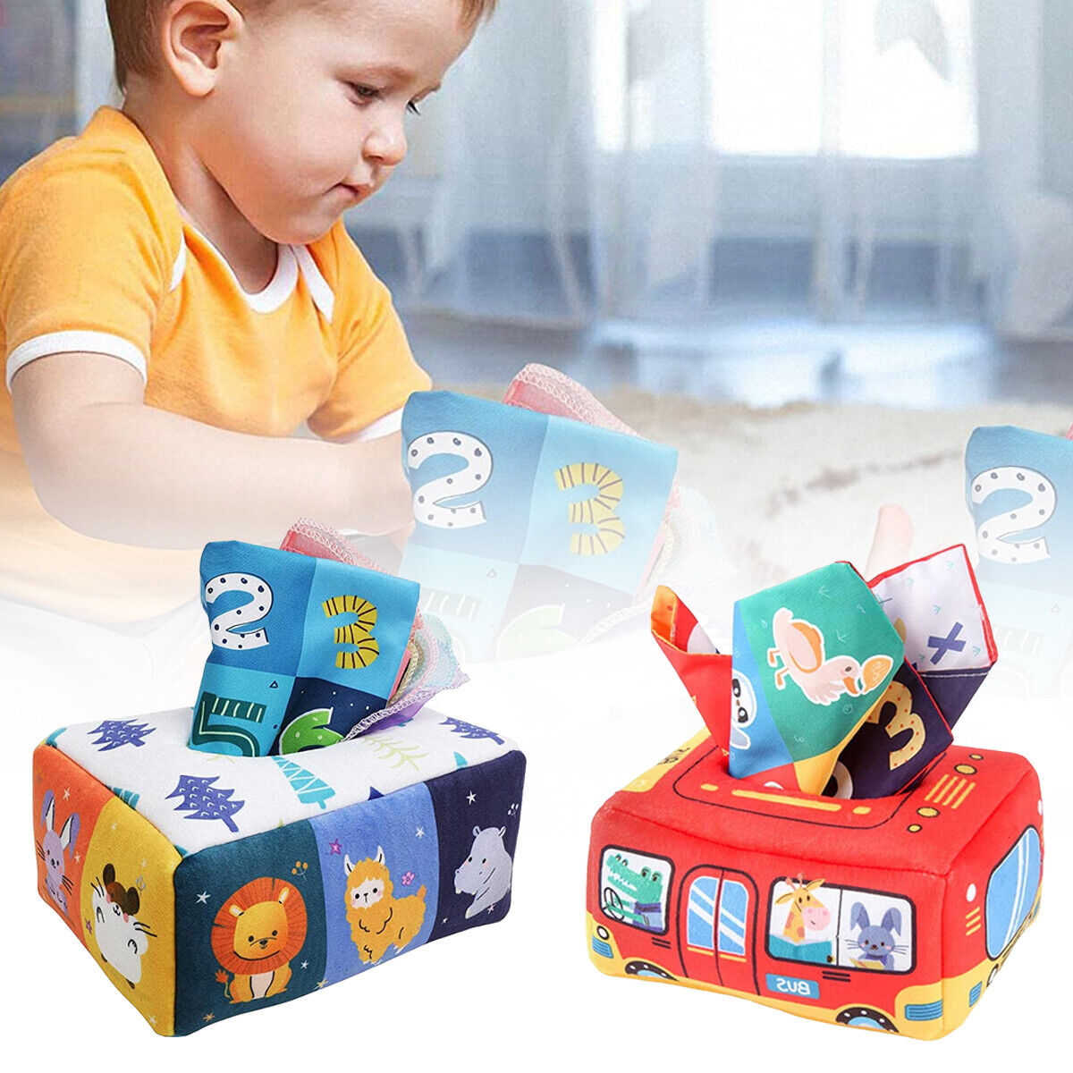Montessori Toys Magic Tissue Box