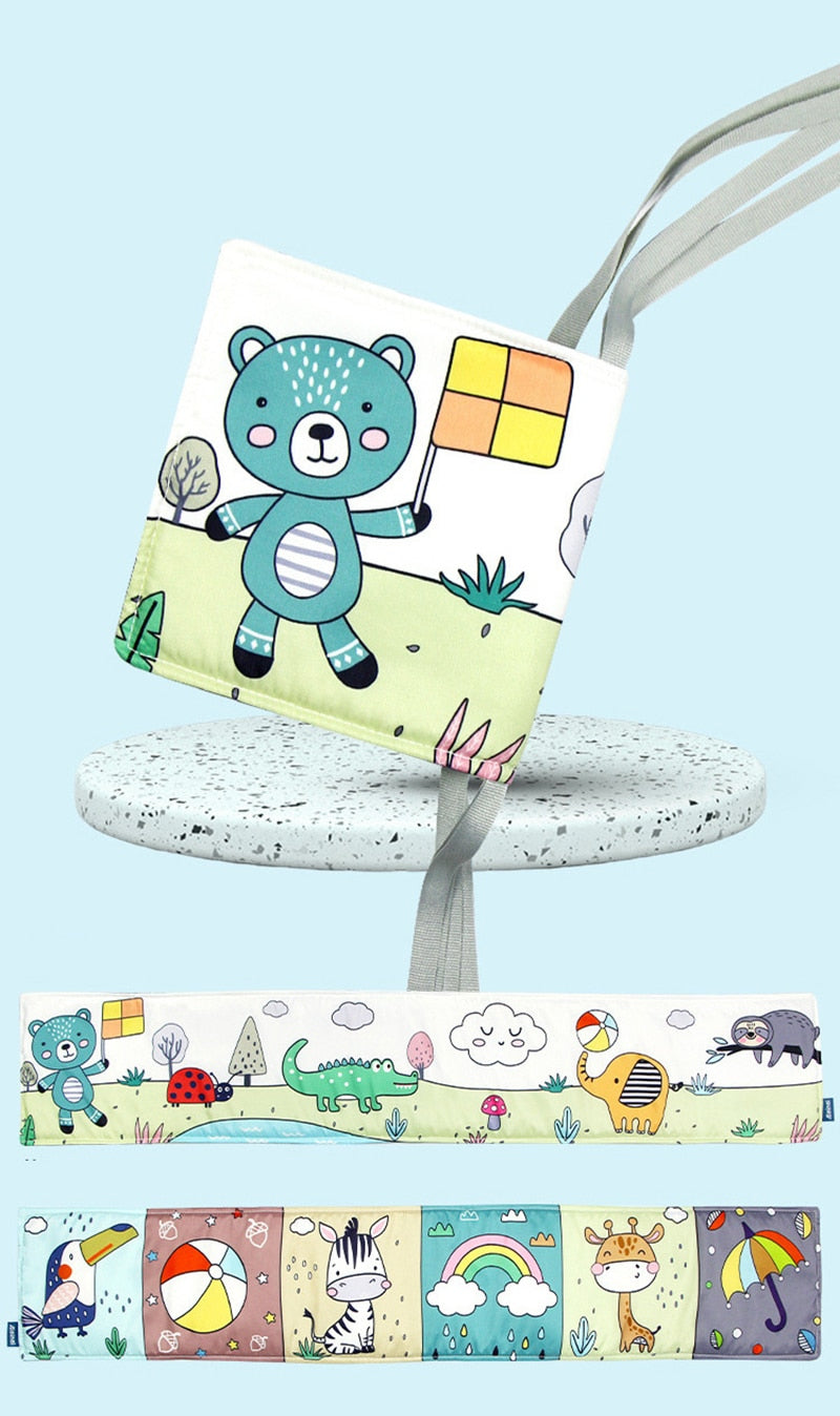 Montessori Baby Cloth Book - Colourful