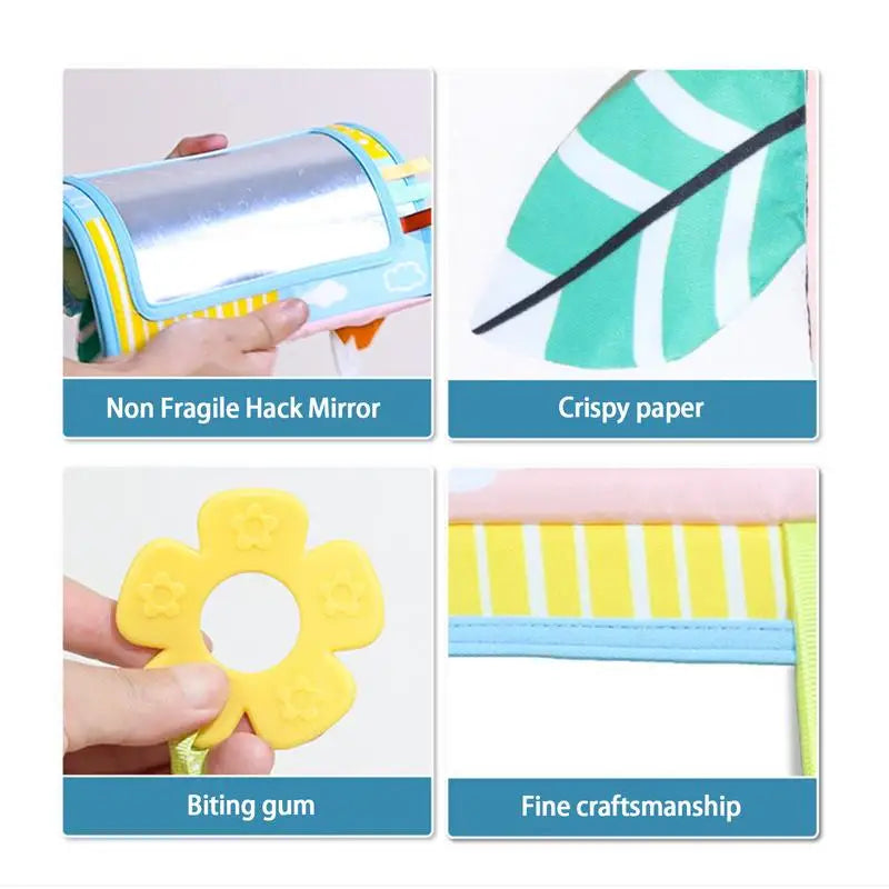 Tummy Time Mirror Folding Montessori Book