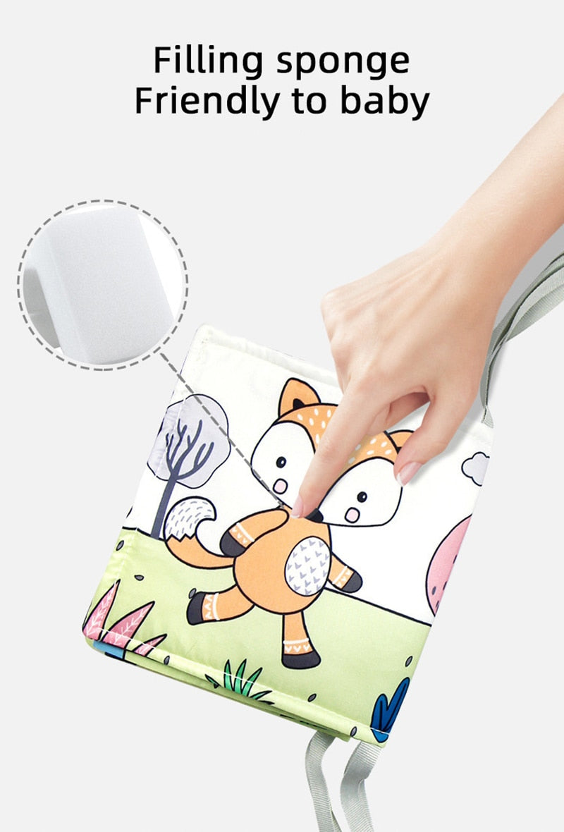 Montessori Baby Cloth Book - Colourful