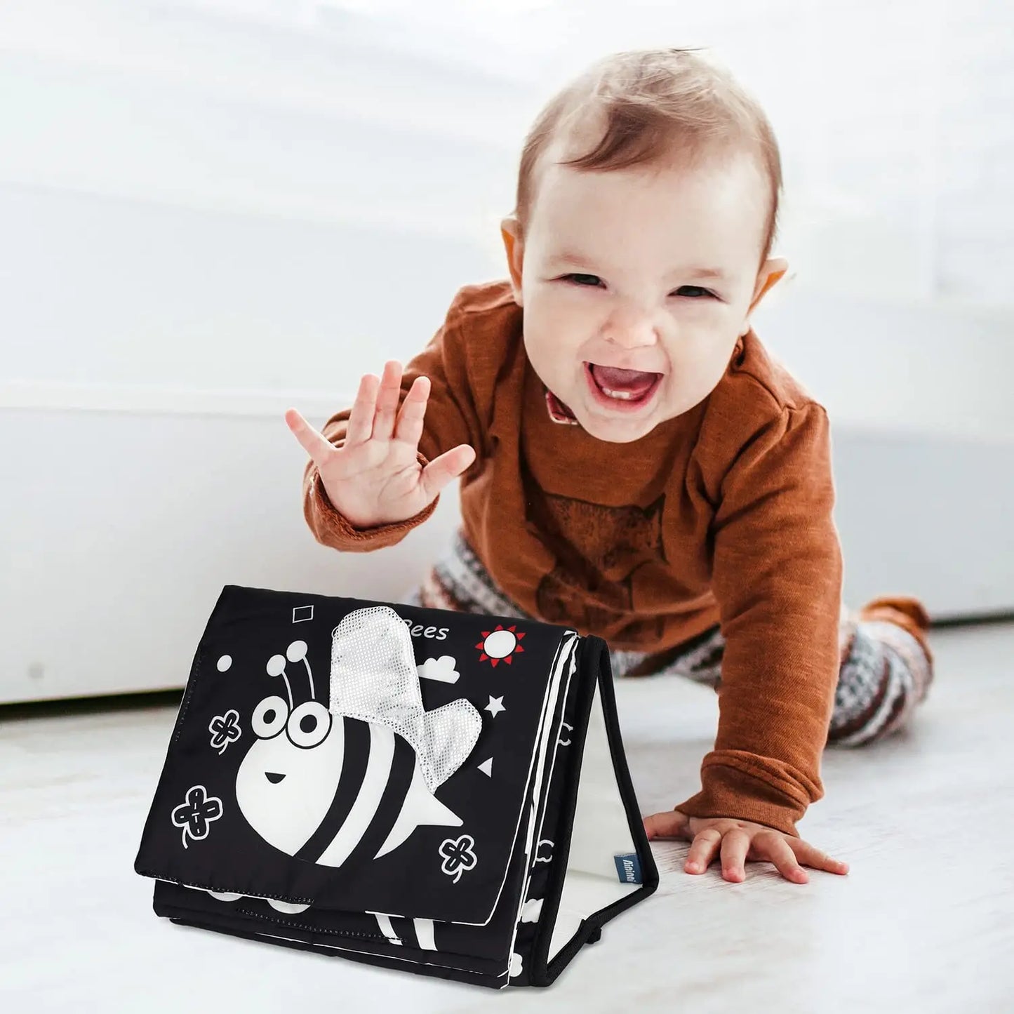 High Contrast Tummy Time Mirror - Koala