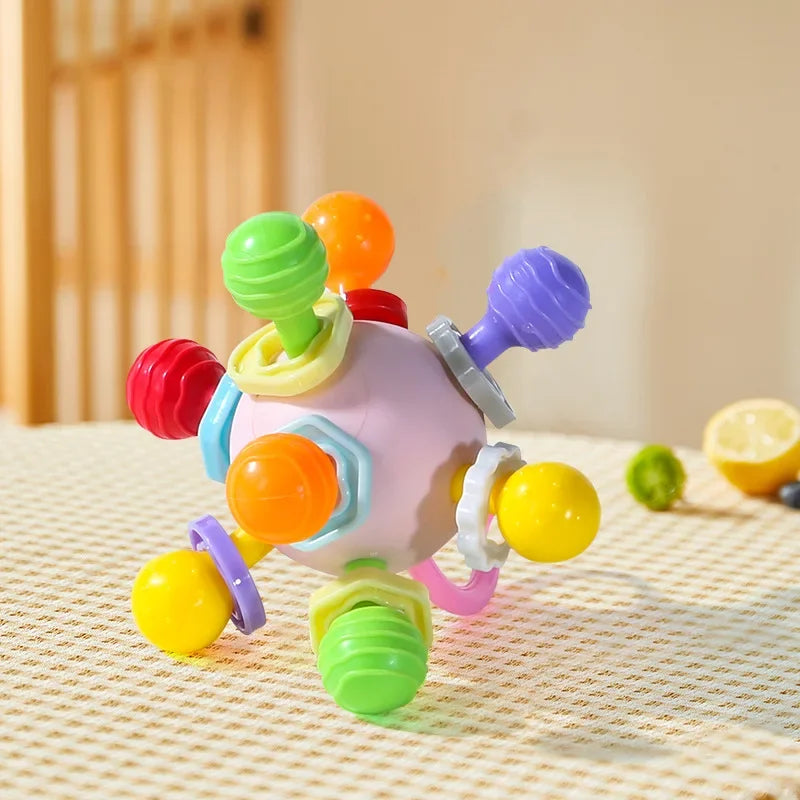 Baby Rotating Rattle Ball Teether