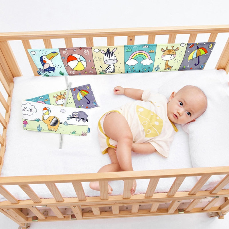 Montessori Baby Cloth Book - Colourful