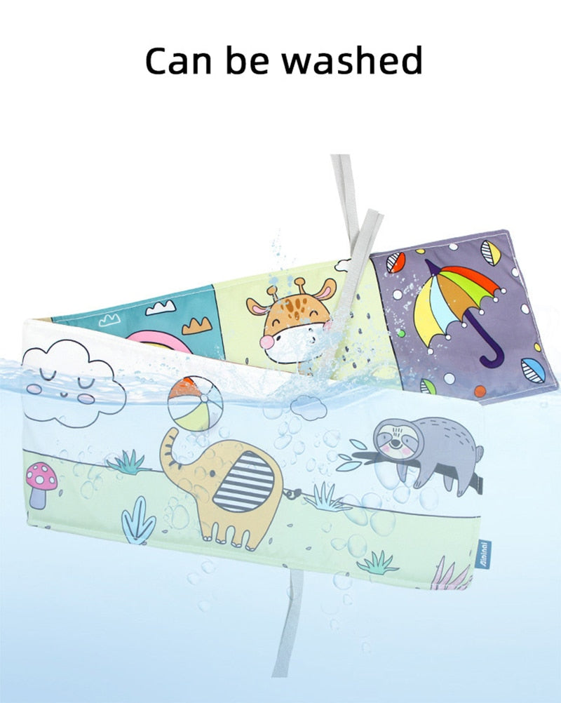 Montessori Baby Cloth Book - Colourful