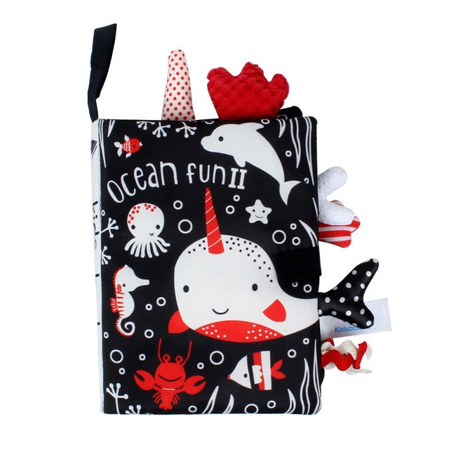 Baby Cloth Montessori Sensory Books