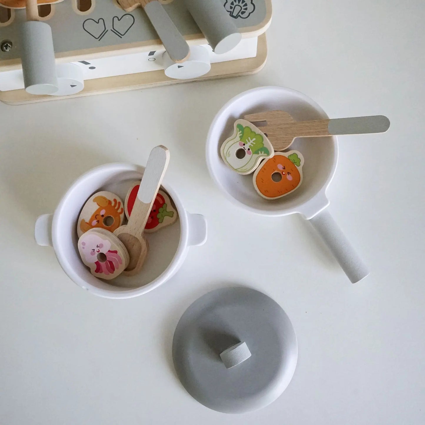 Wooden Toy BBQ Playset for Children