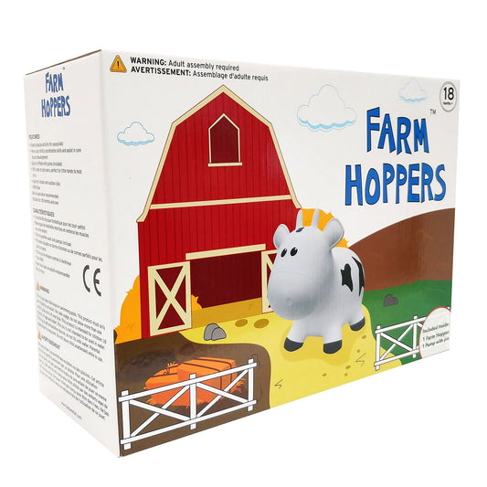 Hopper Town Farm Hopper: White Cow