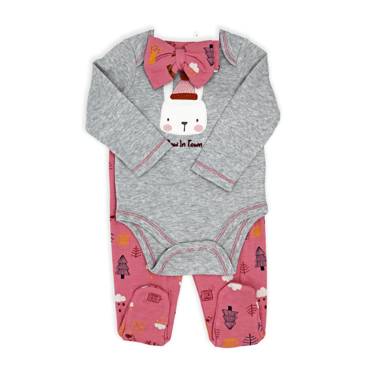 Baby Girl's Jogger Set - New in Town - ittybittybubba