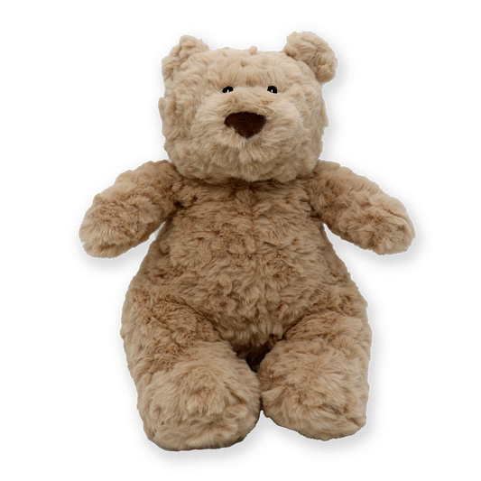 Plush Textured Teddy Bear - Tan