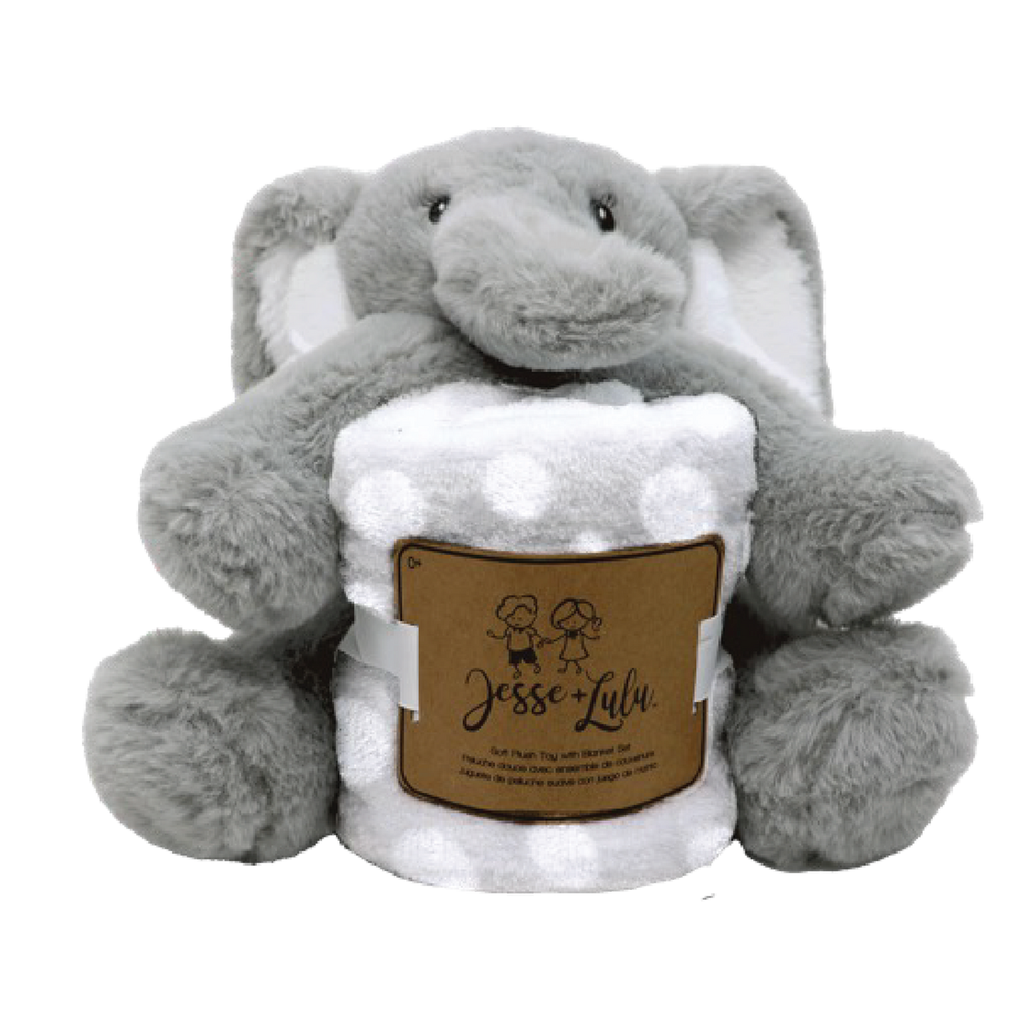 Elephant Toy & Blanket Set