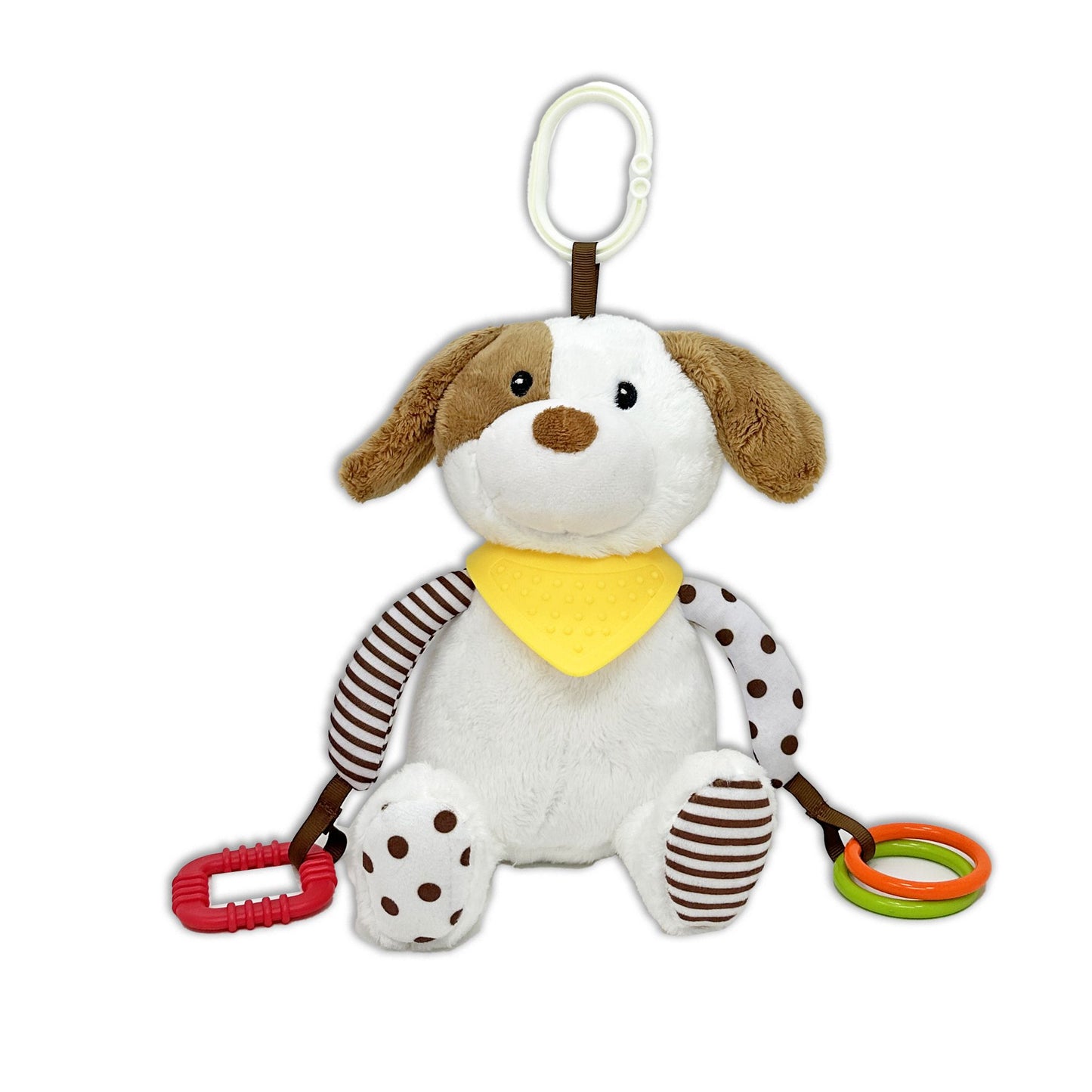 Plush Activity Toy - Ivory Dog