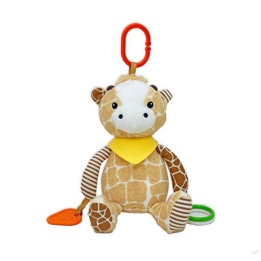 Plush Activity Toy - Tan Giraffe