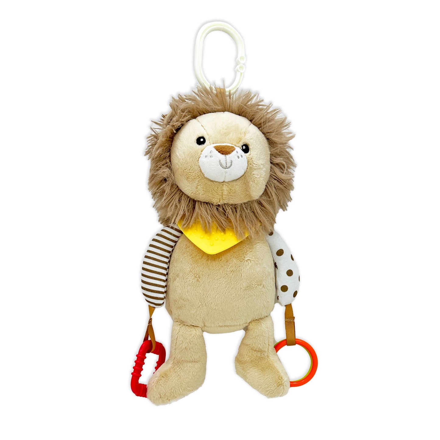 Plush Activity Toy - Tan Lion