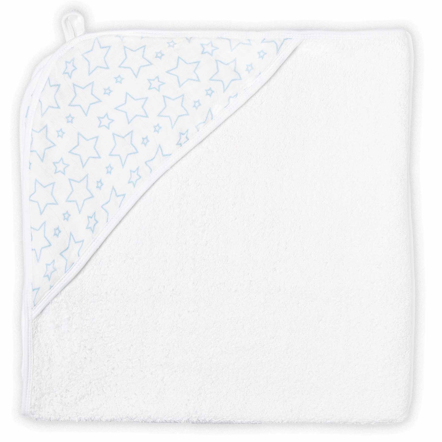 Baby's Hooded Towel - Blue Star