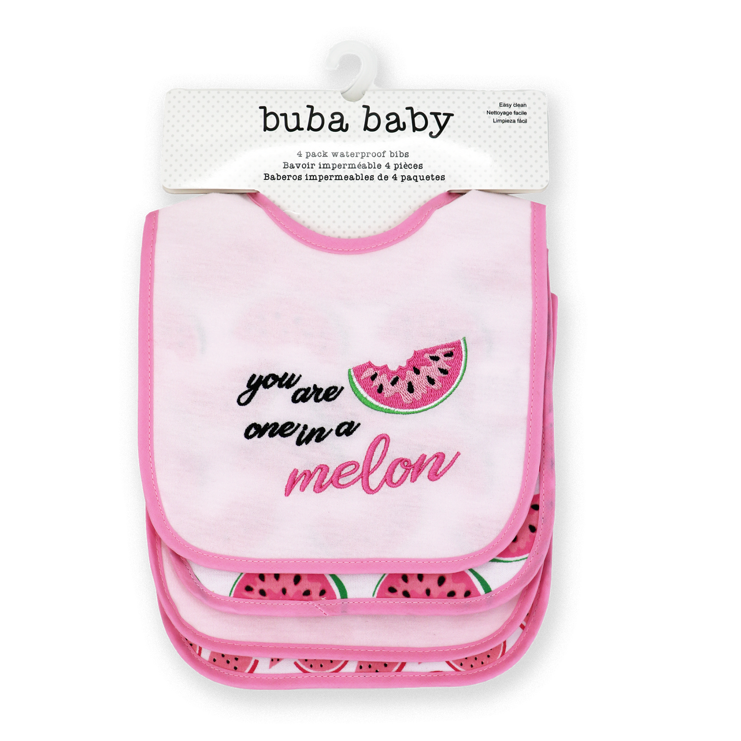 Watermelon Baby Bib Set - 4 pack