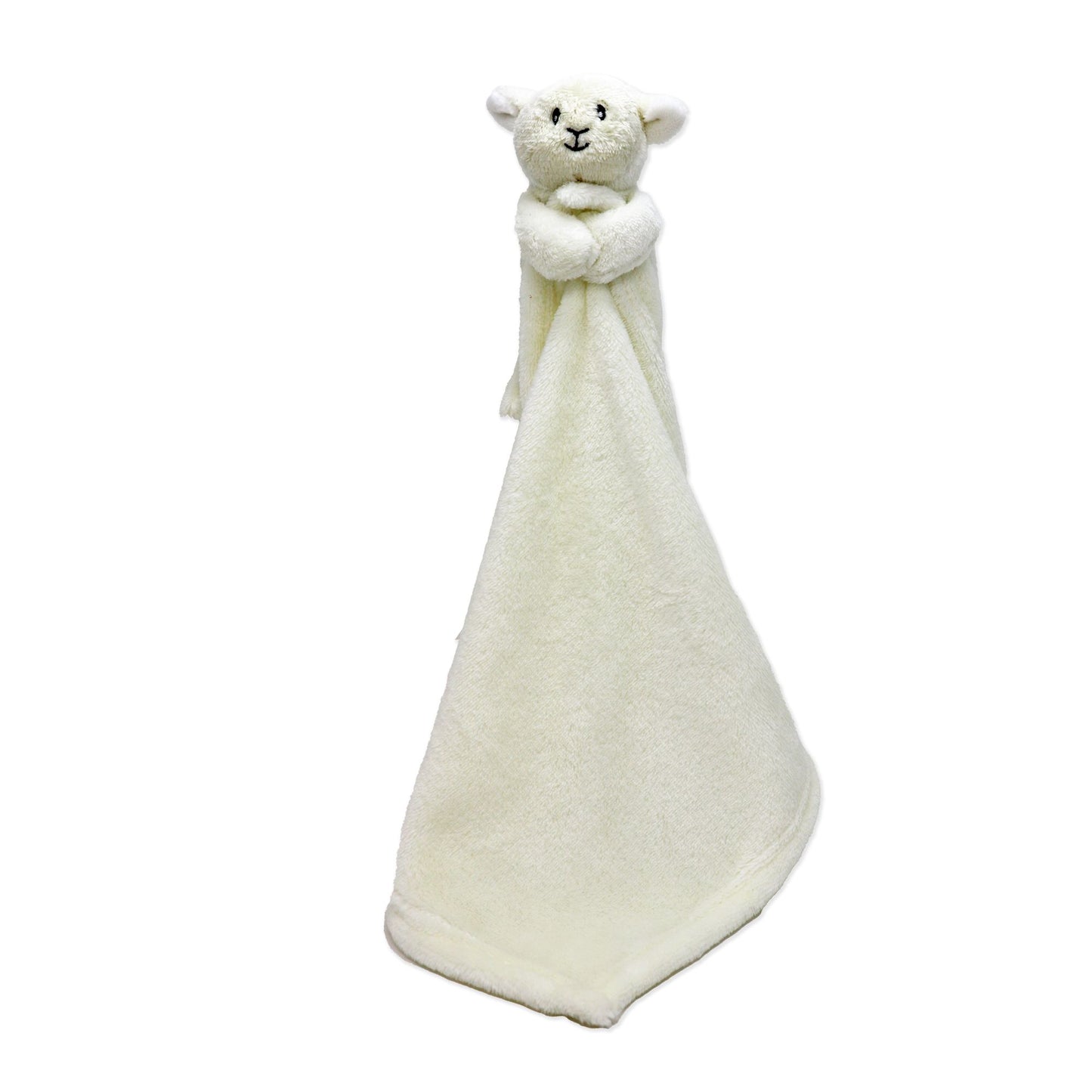 Soft Plush Lovey Blanket Toy - Ecru Lamb