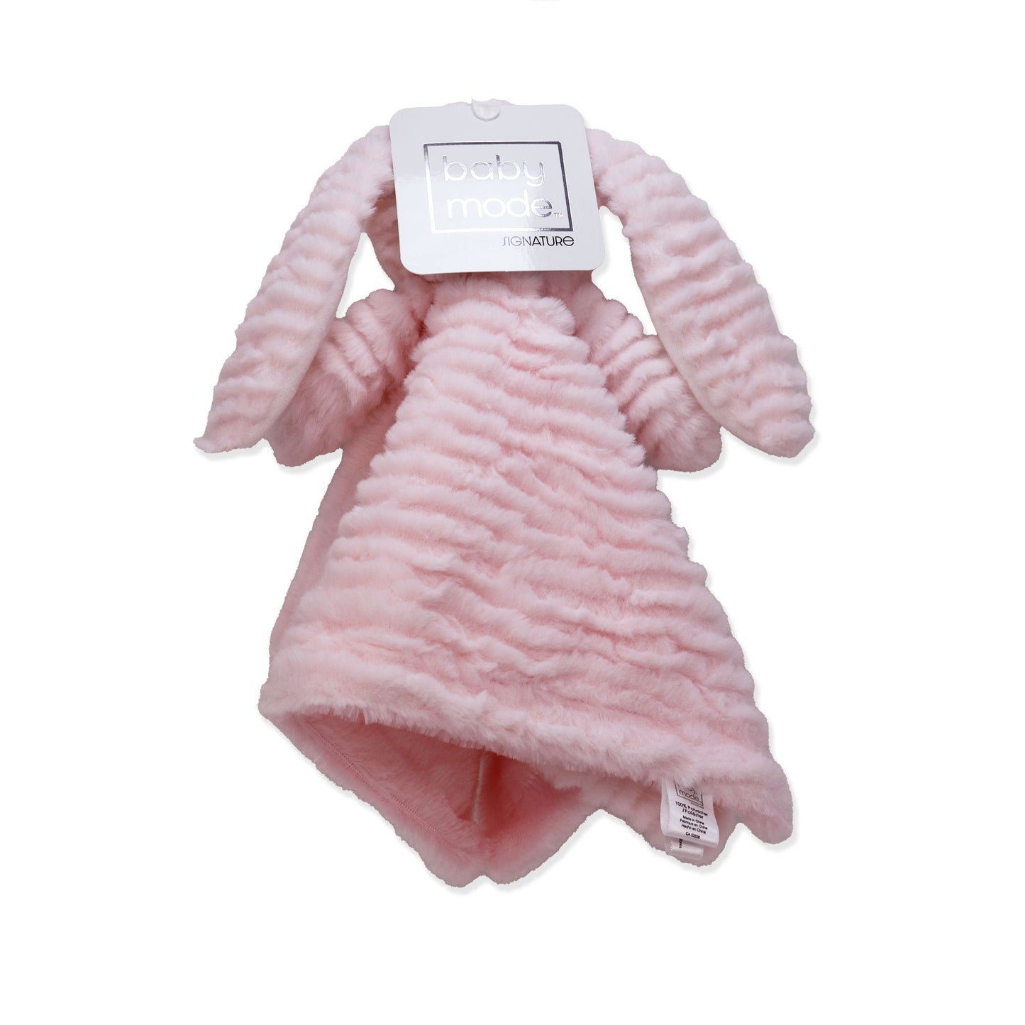 Ridged Plush NuNu Security Blanket - Bunny