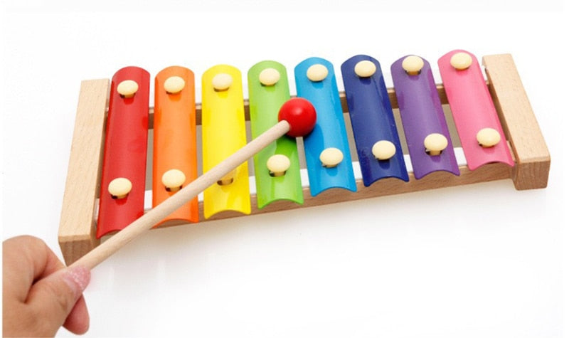 Baby's Wooden Montessori Xylophone Toy