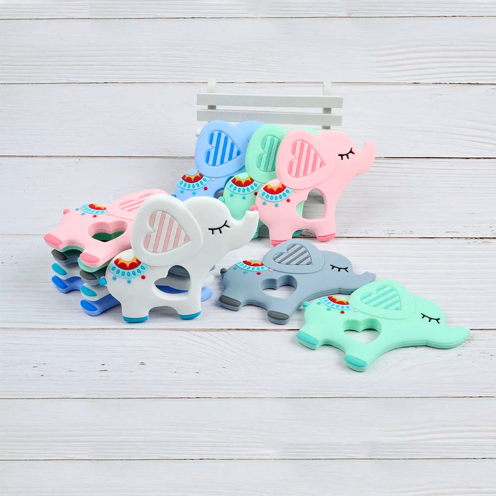Elephant Silicone Baby Teether