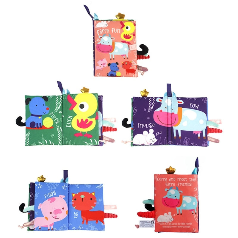 Baby's Cloth Montessori Sensory Books