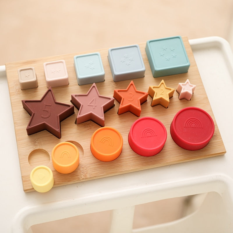 Montessori Silicone Stacking Toy