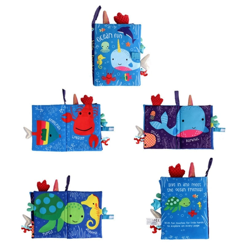 Baby's Cloth Montessori Sensory Books