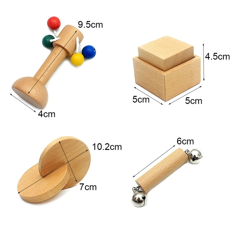 Montessori Wooden Cube and Box