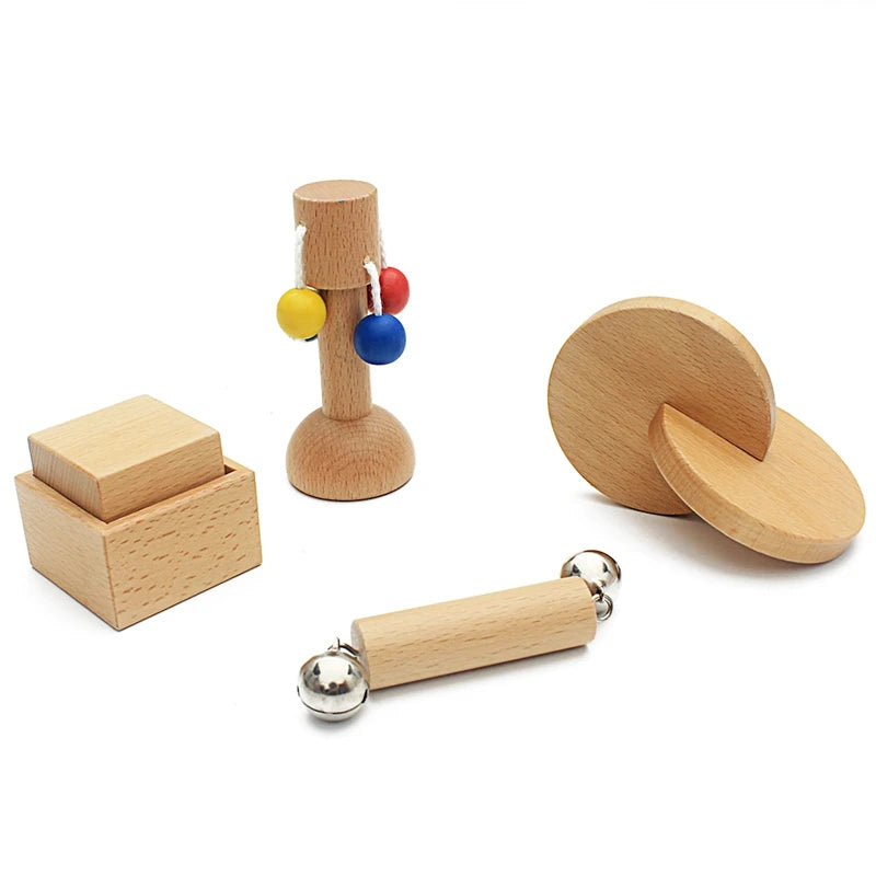 Montessori Wooden Cube and Box
