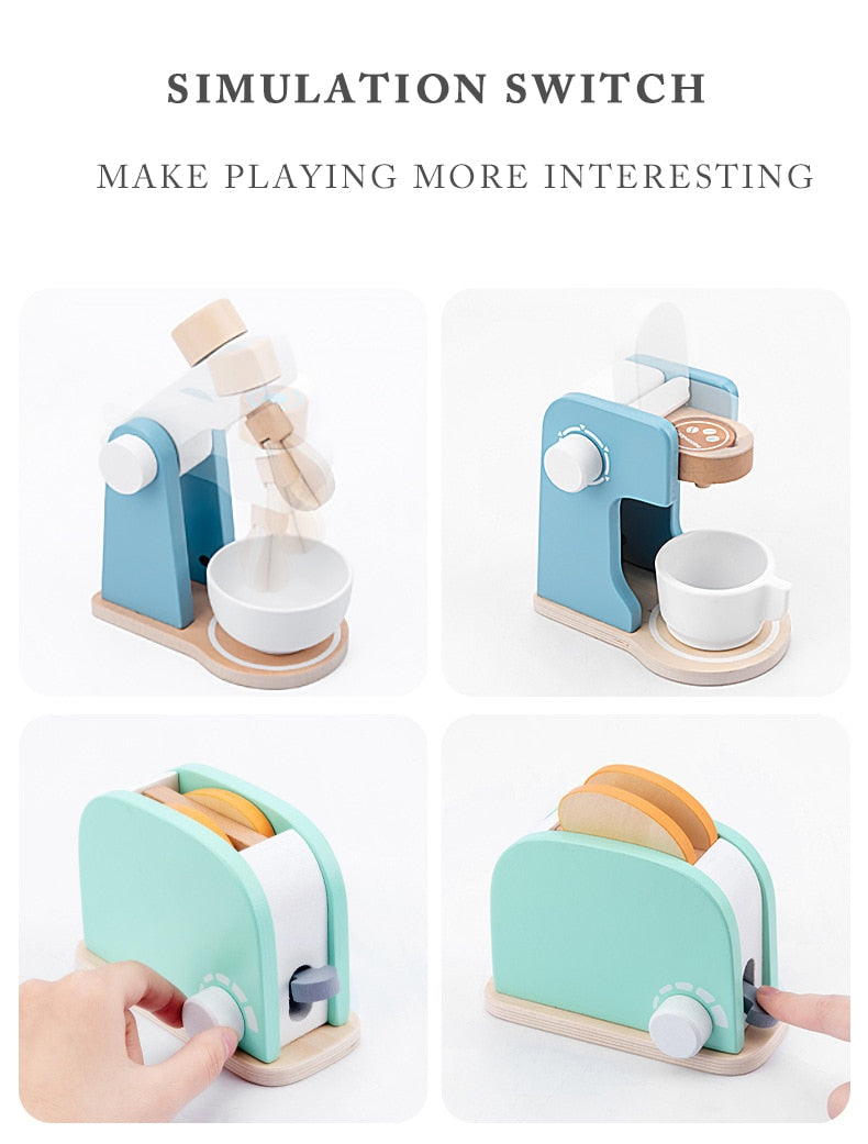 Wooden Kitchen Toys - Coffee Maker