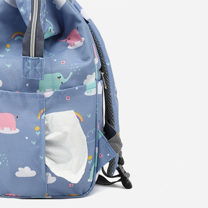 Large Capacity Diaper Bag Backpack - Wildlife