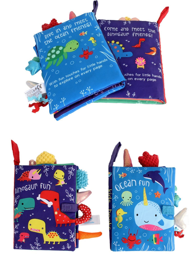 Baby's Cloth Montessori Sensory Books