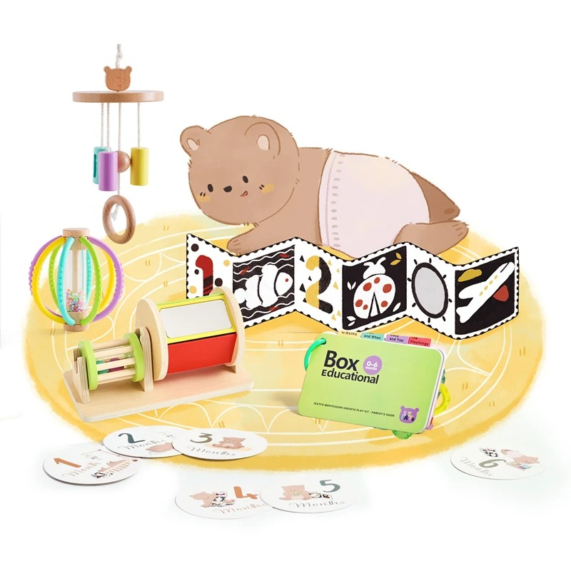 Learn & Play Kit - The Discover Box (0–6 Months)