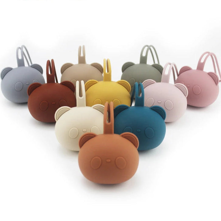 Food Grade Baby Silicone Pacifier Holder - Panda