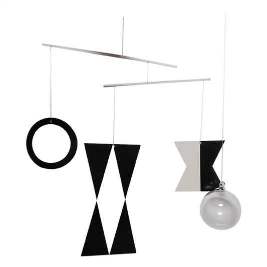 Montessori Black & White Mobile – Infant Visual Development Toy