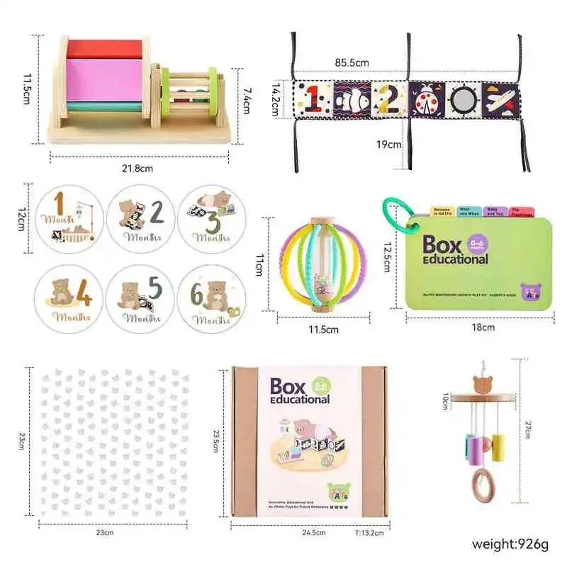 Learn & Play Kit - The Discover Box (0–6 Months)