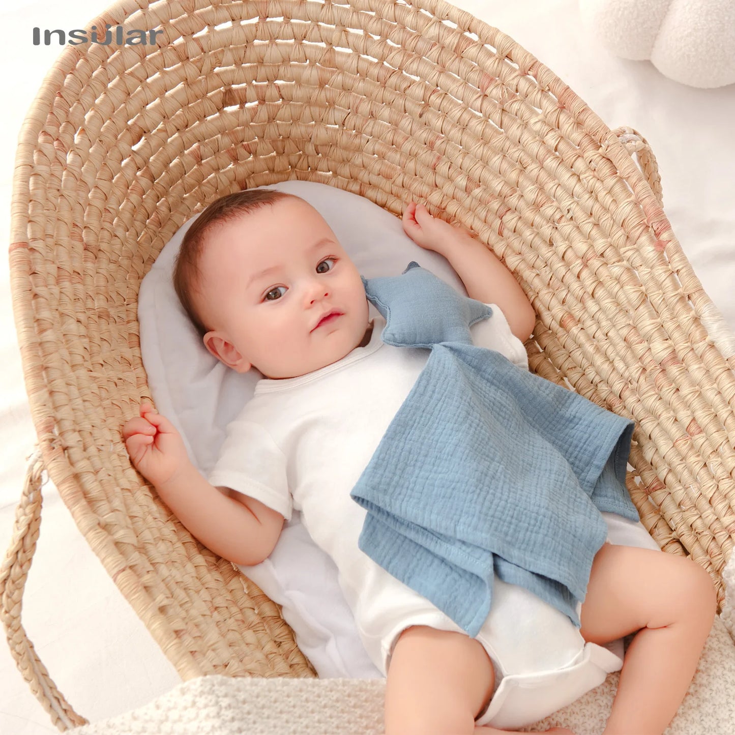 Muslin Plush Nunu - Moon and Star