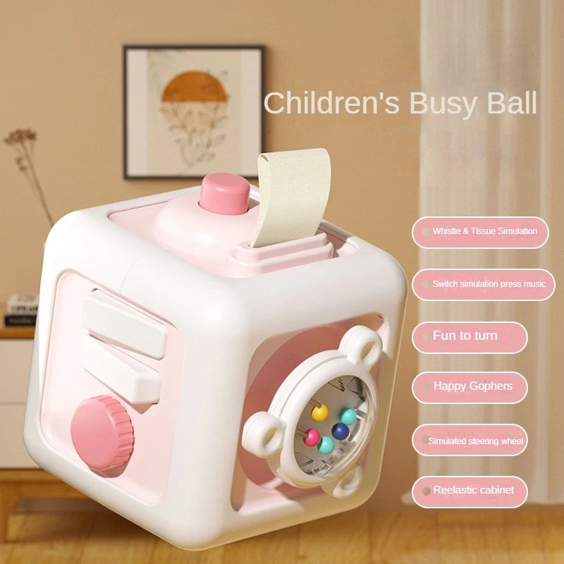 Montessori 6-in-1 Sensory Busy Cube