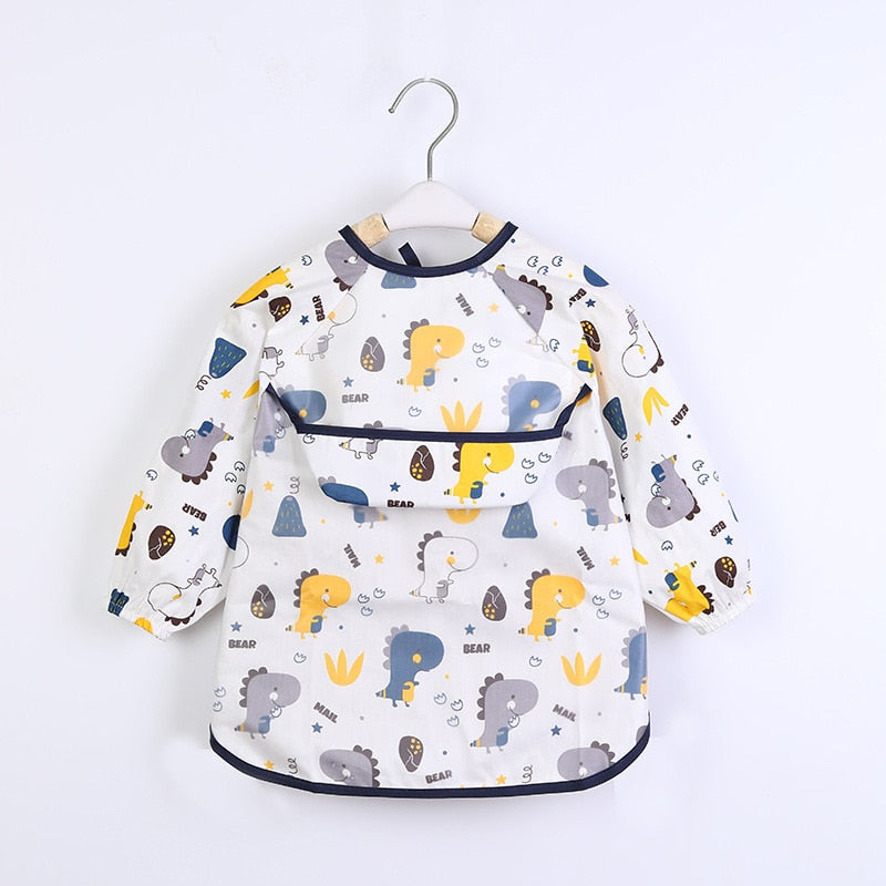 Baby's Long Sleeve Smock Feeding Bib