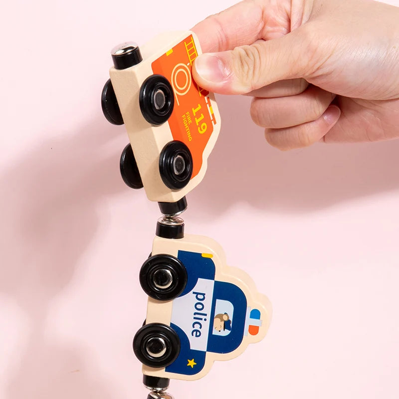 Montessori Wooden Magnetic Train Set - Numbers