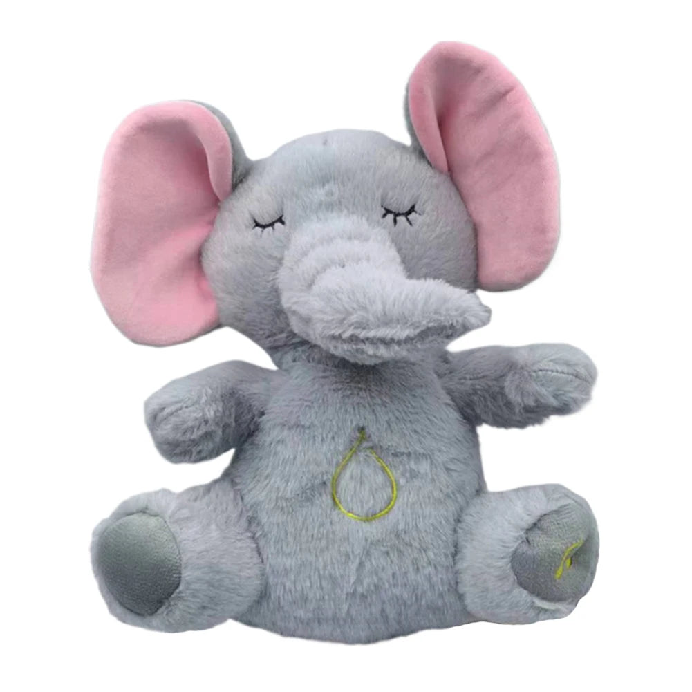 Baby Sleep Soother Breathing Elephant Plushy Toy - Itty Bitty Bubba