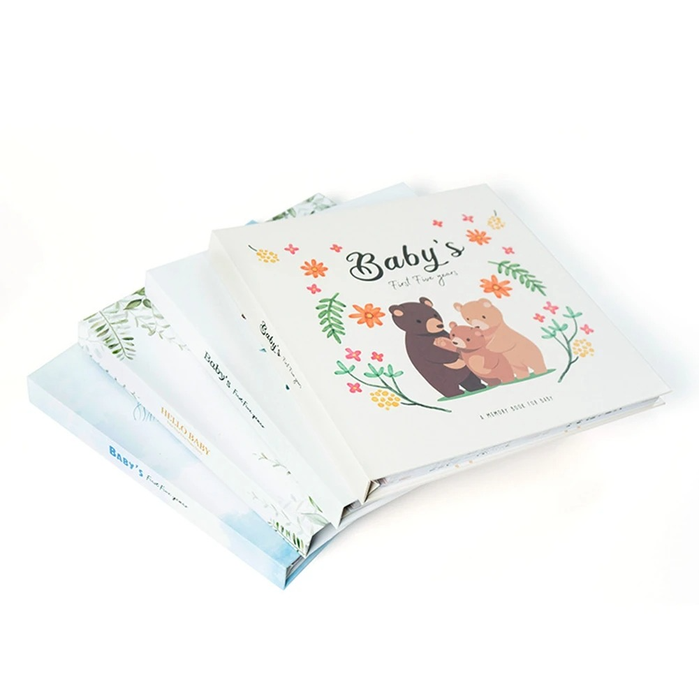 Baby Memory Book & Scrapbook Journal with Keepsake Sleeve | Birth to 5 Years