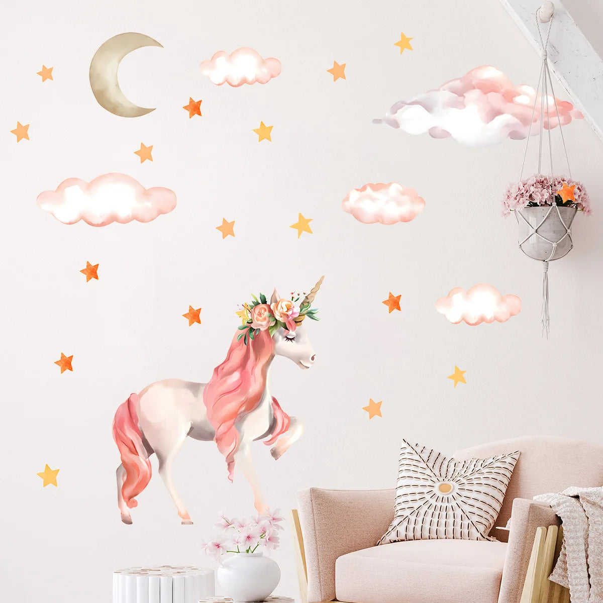 Cloud Kids Room Wall Sticker Wall Decals for Baby Room Nursery