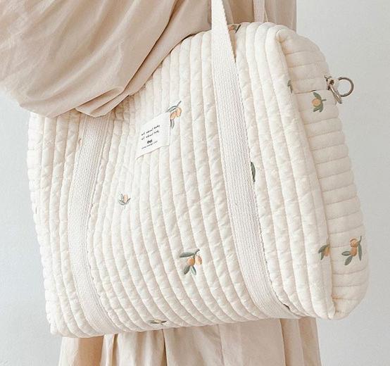 Cotton Fabric Diaper Handbag