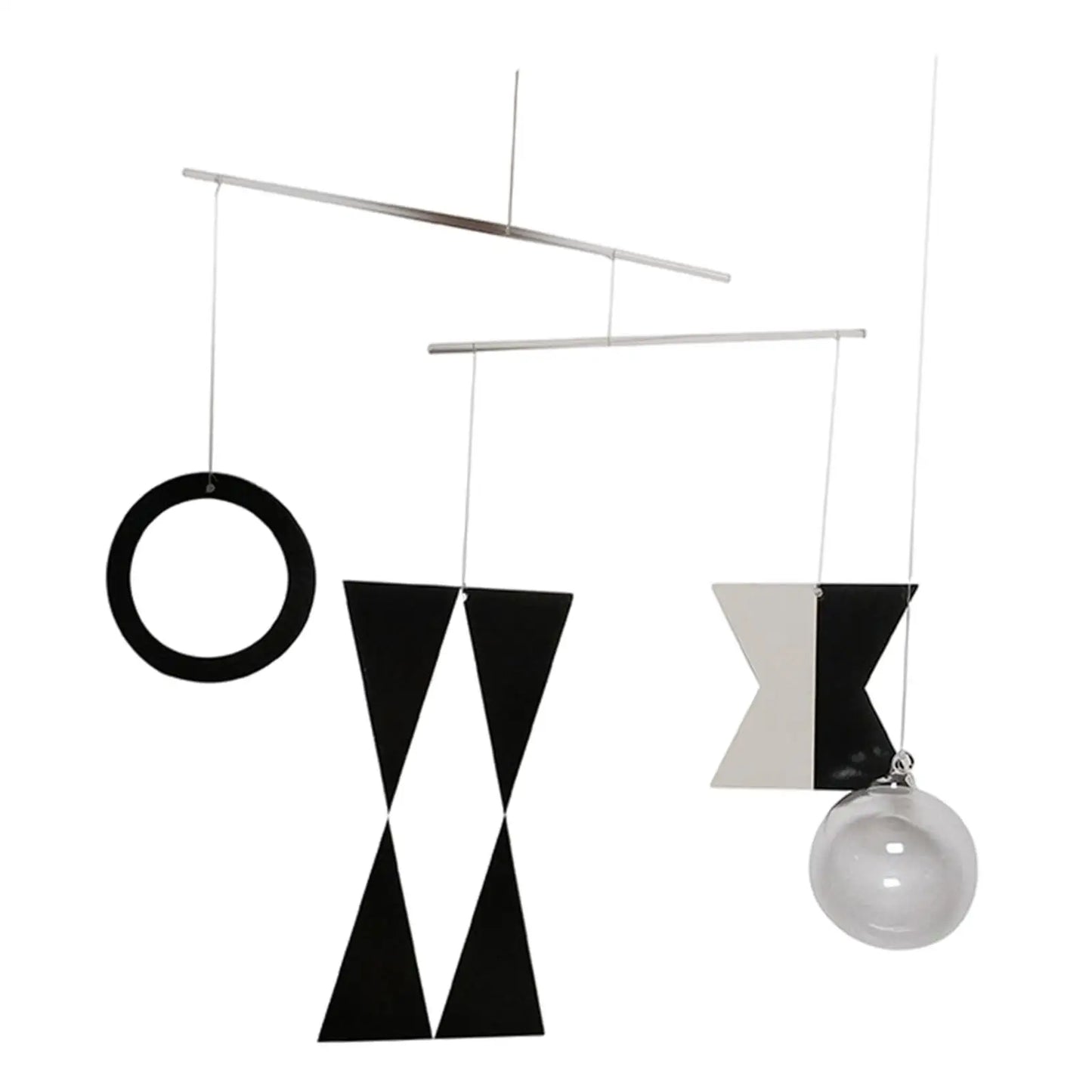 Montessori Black & White Mobile – Infant Visual Development Toy