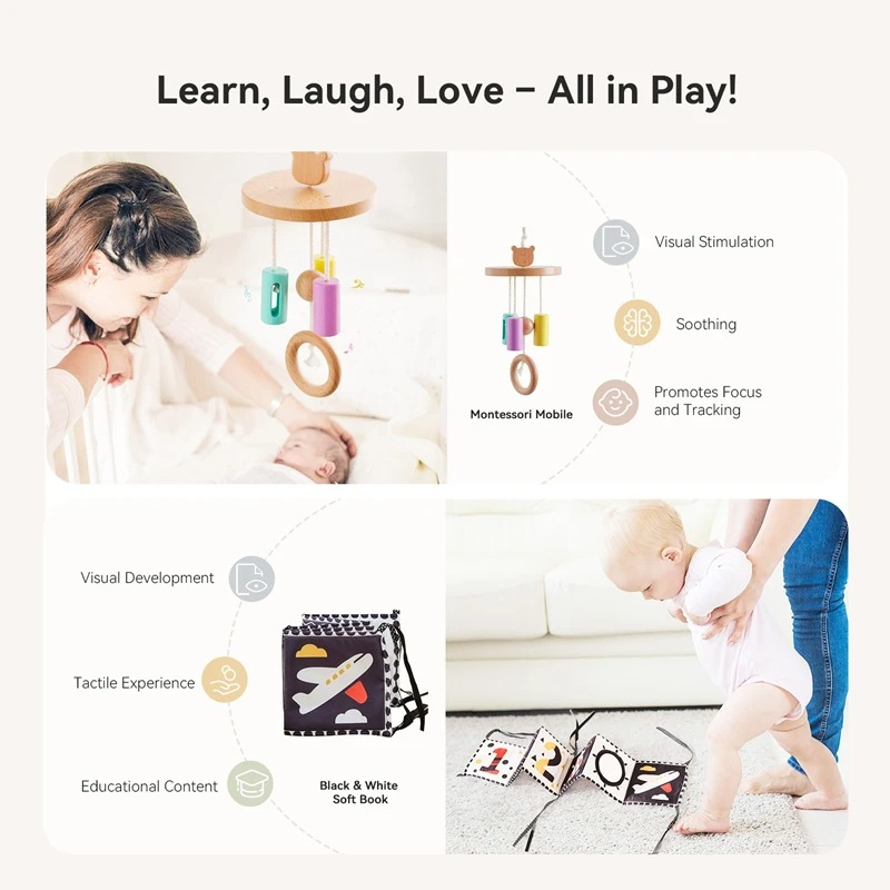 Learn & Play Kit - The Discover Box (0–6 Months)